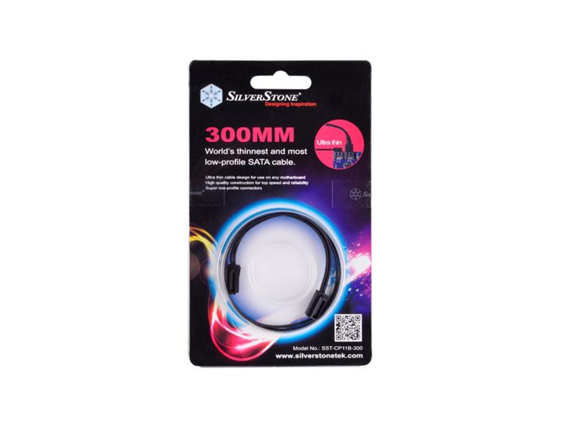 Silverstone Cp11 Cabo Sata 0.3 M Preto