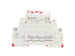 Relé De Control Y Monitoreo De Voltaje Monofásico Grv8-02 Protección Contra Sobretensión