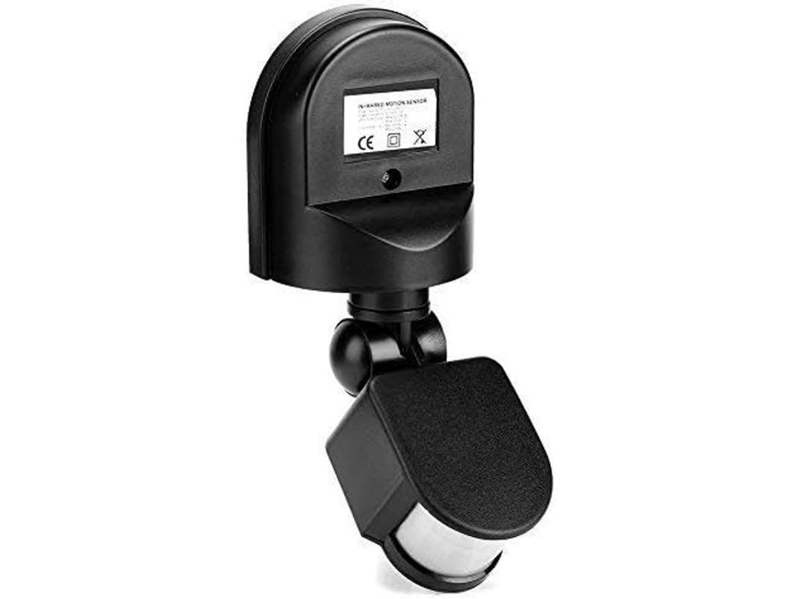 Nova Line interruptor de Lâmpada com Sensor Infravermelho de Movimento Ajustável 110v 240v (preto)
