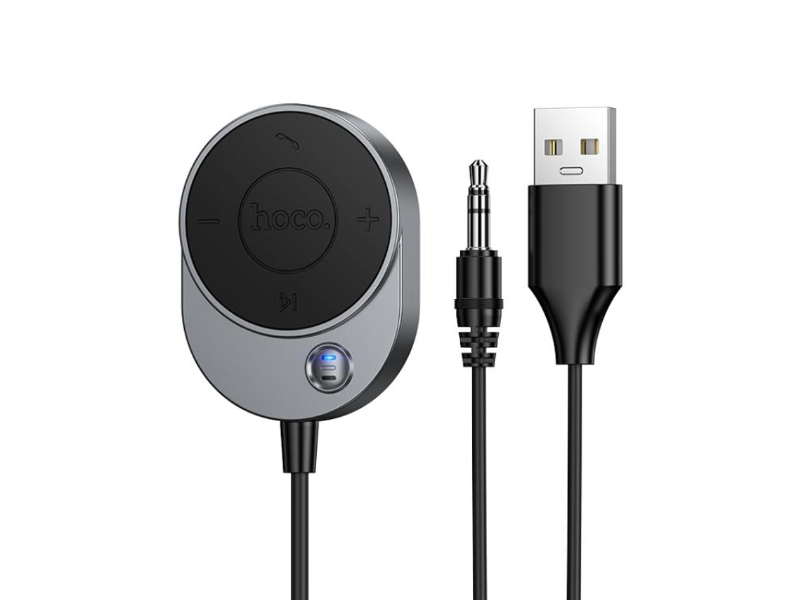 Receptor Bluetooth Auxiliar ZRUXE E150 Path para Carro com Cabo de 1,5 M (compatível com Hoco)