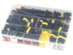 Conjunto De 352 Conectores À Prova D'água De 1/2/3/4 Pinos Para Chicote Elétrico De Caminhão.