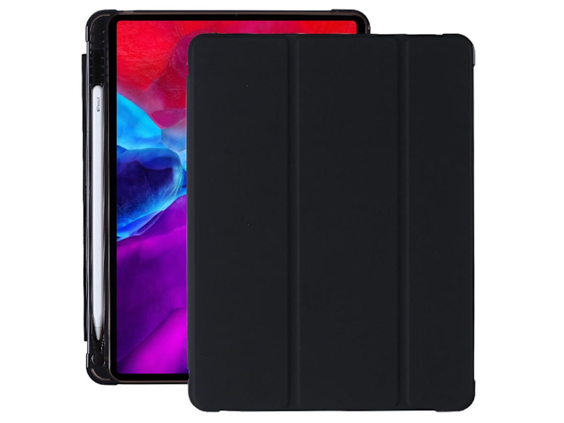 Capa Para Ipad De 10,2 Pol. Com Suporte Para Apple Pencil, Protetora Ultrafina E Leve De 9ª, 8ª E 7ª Ger., Preta.