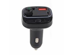 Transmissor Fm Bluetooth LAXISCREED Carregamento Rápido Luz Ambiente