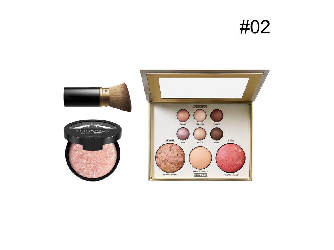 Conjunto de Maquilhagem Paleta 02