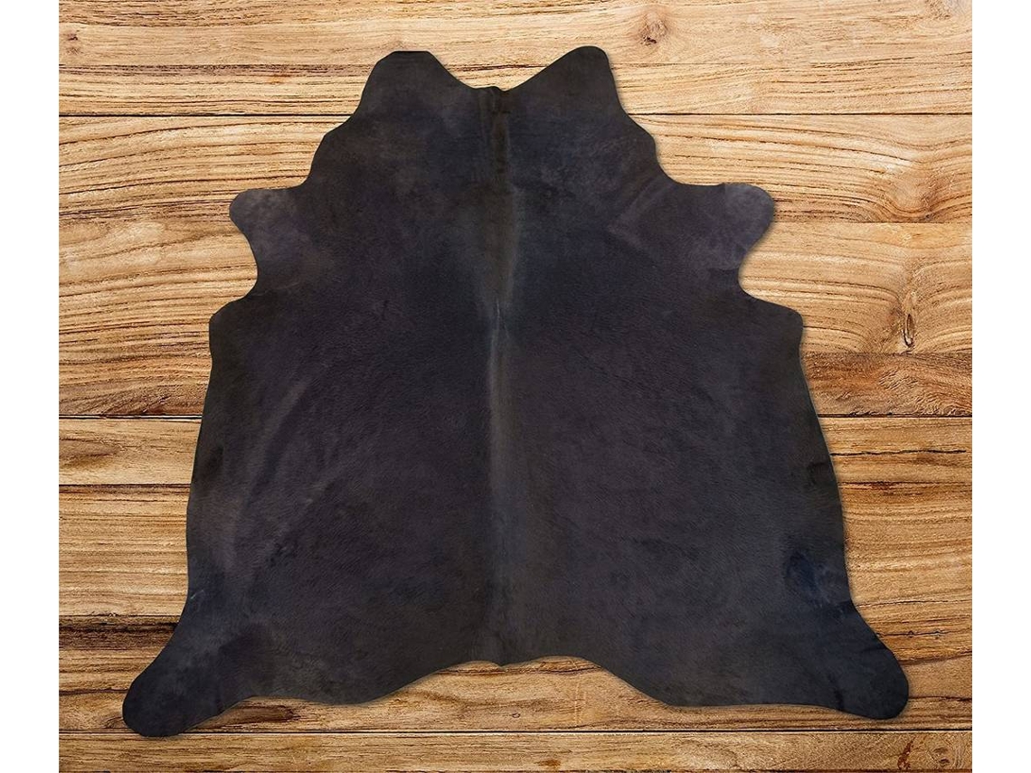 Tapete ZERIMAR Pele de Vaca (Azul - 185x195 cm - Pele)