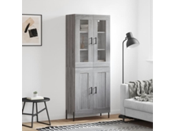 Highboard, Highboards Vidaxl Cinzeto Madeira Processada (n/a)