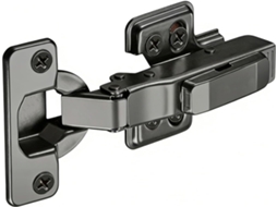 Conjunto De 2 Dobradiças Para Portas Armários Cozinha, Dobradiças De Sobreposição Total 110° Com Fechamento Suave, Com