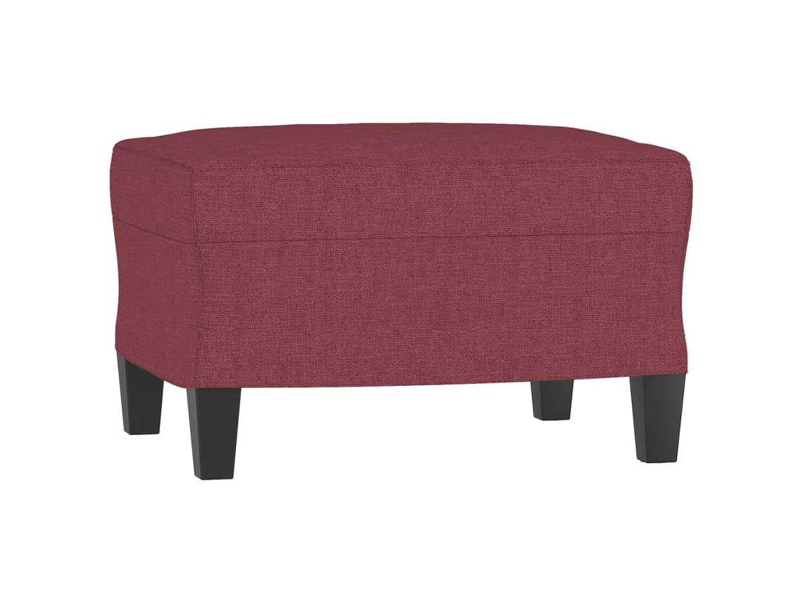 Footstool, Footstools Vidaxl Vermelho Tecido (60 X 50 X 41 Cm)