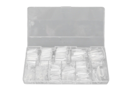 Conjunto De Unhas Falsas Transparentes Profissionais 500pcs Para Salão E Casa Diy Mulheres Acessório Portátil