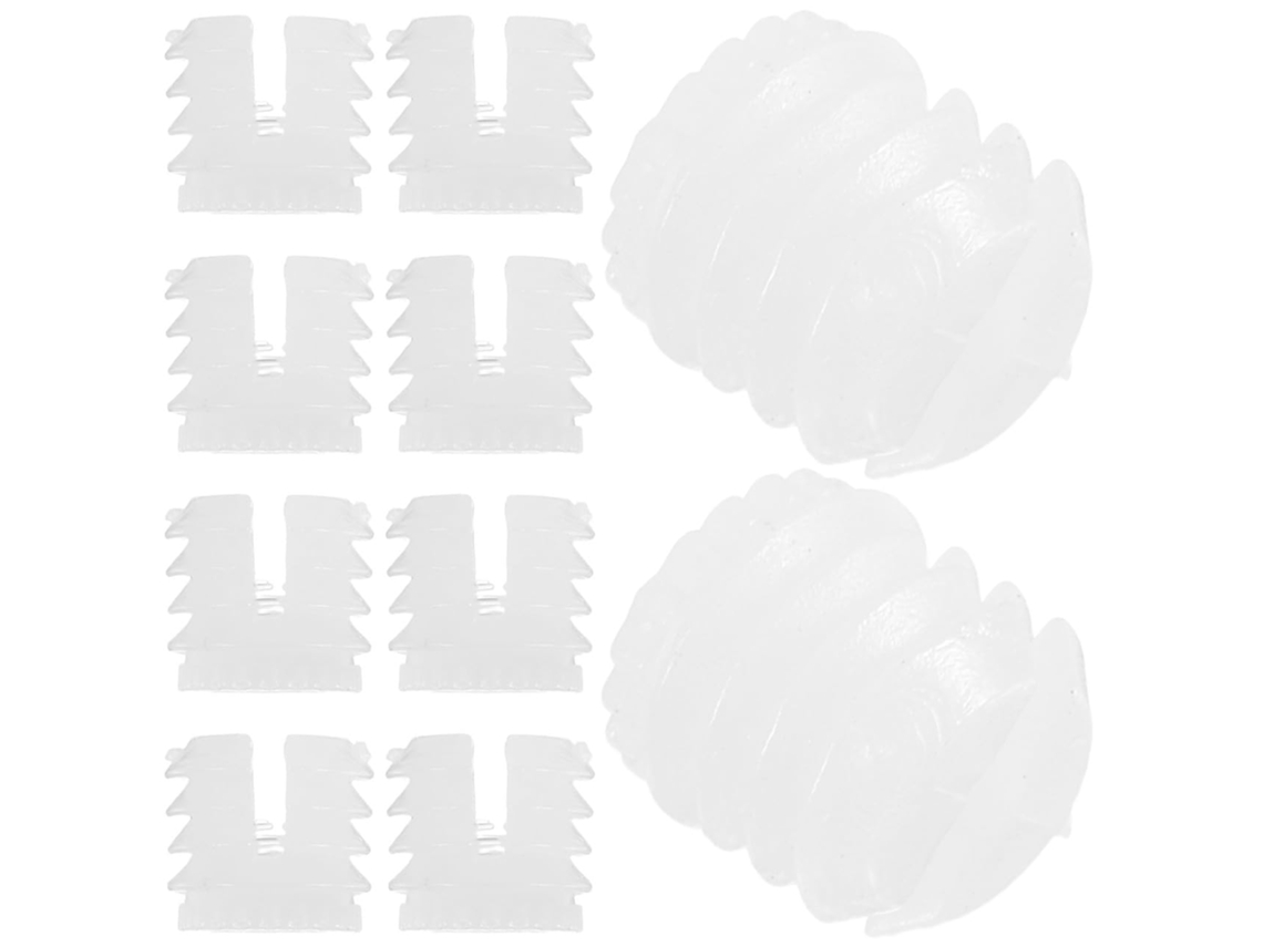 200 Peças De Pinos Dobradiça Nylon Para Portas E Gavetas Armários, M4x9mm, Instalação Rápida