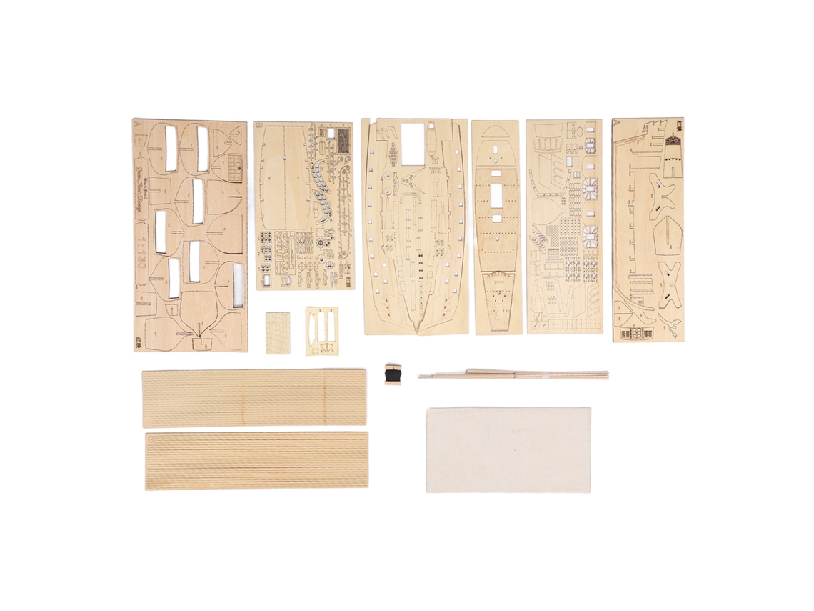 Kit De Barco Modelo De Madeira Para Adultos Diy Puzzle De Vela Melhora Habilidade Manual