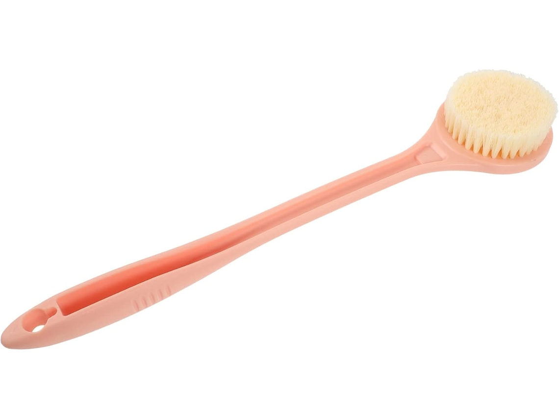 Escova De Banho Esfoliante Com Cabo Longo Para Limpeza E Massagem Corporal Suave Uma Ferramenta Prática Conforto Ideal