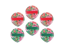 Aplicador De Base Em Formato De Almofada Beauty Puff Verde 6 Unidades Everley891