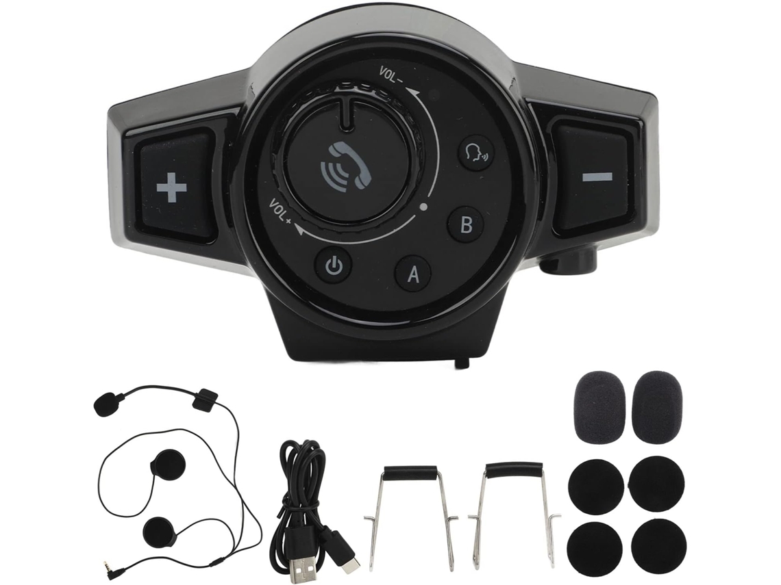 Casque De Moto Bluetooth Étanche Bluetooth 5.0 Interphone Musique Mains Libres Sistema Comunicação Para