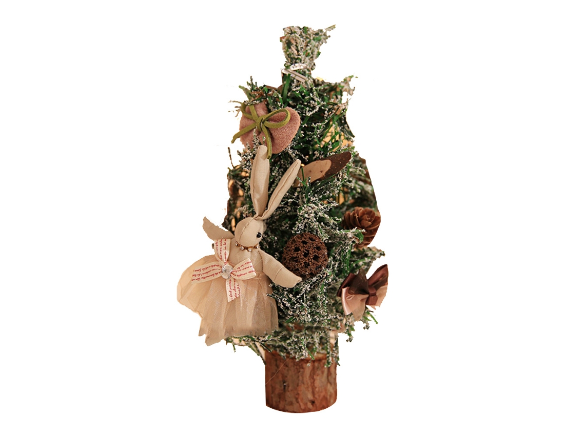 Árvore De Natal Pequena 26cm Decorativa Festiva Mesa