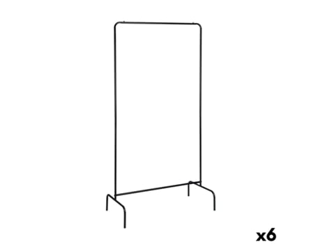 Bengaleiro Moblekit Preto 16 Mm 80 X 40 X 160 Cm (6 Unidades)