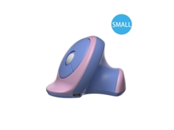 Mini Rato Vertical Ergonómico Recarregável Com Modo Duplo, Silencioso E Sem Fios, Dpi Ajustável Roxo Yizhood