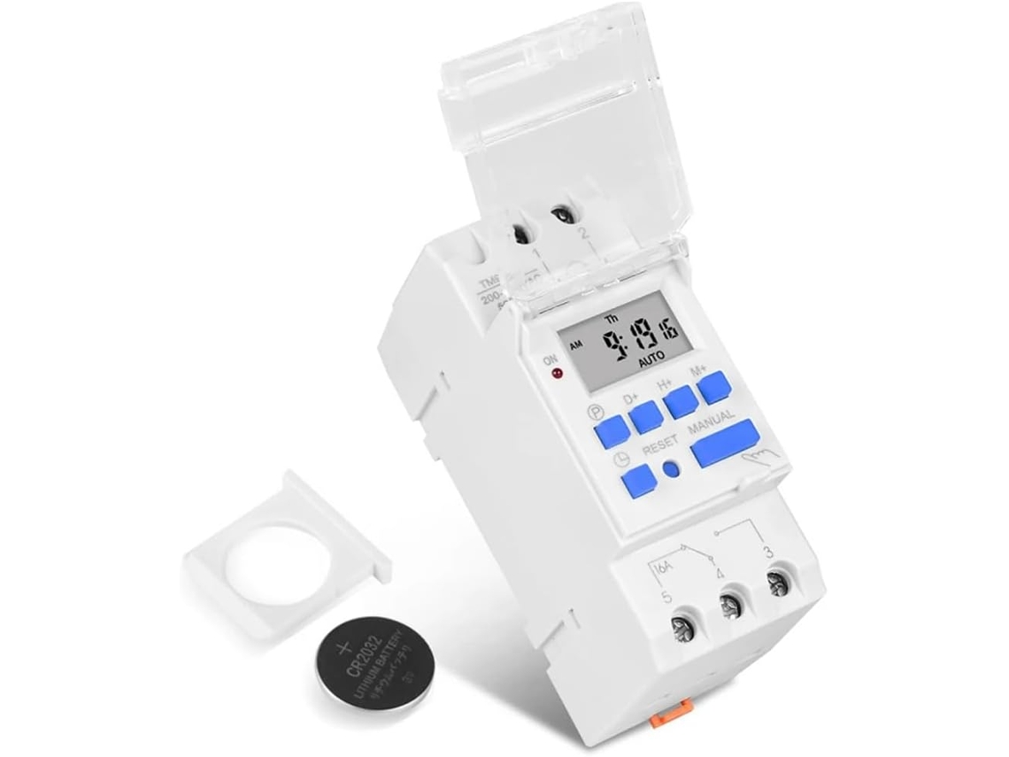 Temporizador De Relé Digital Programável Para Controle Tempo 220 V Ca