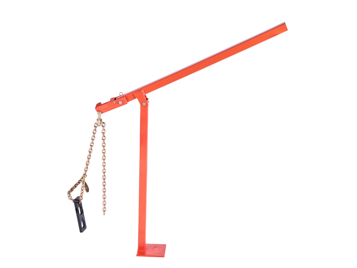 Extrator De Estacas Em T 914,4 Mm, Carga 500 Kg, Com Placa Tração E Corrente Elevação, Para Extrair Cercas Redondas, Sinalização Tocos Árvores
