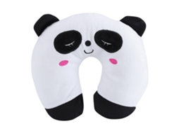 Almofada Cervical para Carro Formato U com Estampa de Panda AQUAFORGE
