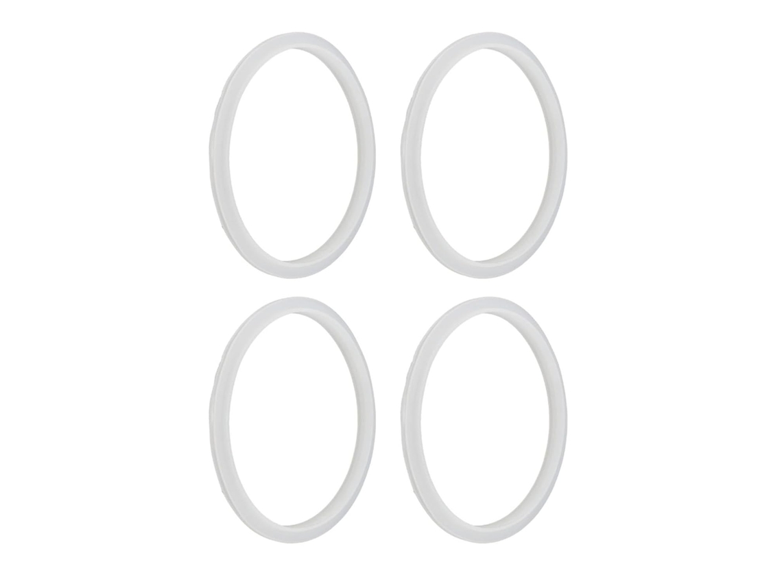 Conjunto De 4 Anéis Vedação Em Silicone Orgânico Para Alambiques 6 Litros, Encaixe Preciso E Vedação Em Silicone De Grau