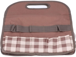 Bolsa para ferramentas de jardim Yosoo, leve e resistente, com diversos compartimentos para uso interno e externo, 35,5 x 17 cm