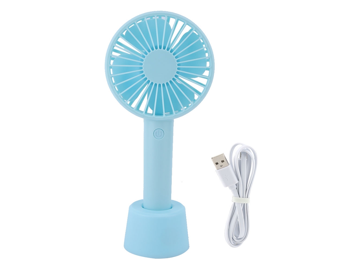 Mini Ventilador Recarregável Laxiscreed Com Bateria Integrada, Portátil E Ideal Para Dias Quentes