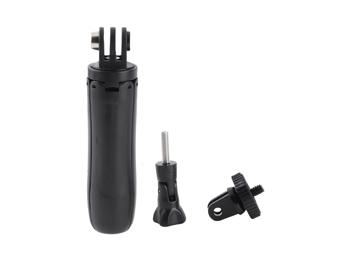 Bastão extensível curto para câmera de ação GoPro, mini tripé e bastão extensível Yi Lite.