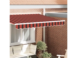 Vidaxl Substituição De Valance De Toldo Laranja E Preto 230 X 20 Cm