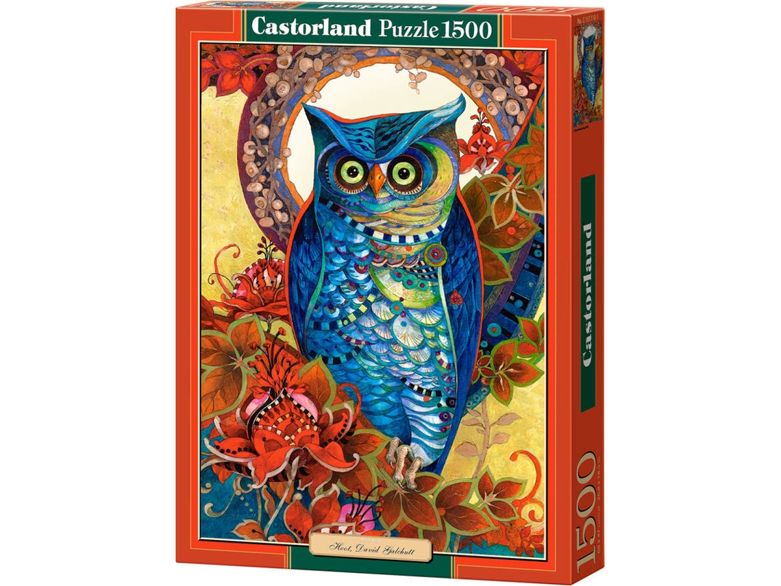 Puzzle CASTORLAND Hoot, David Galchutt (1500 Peças)