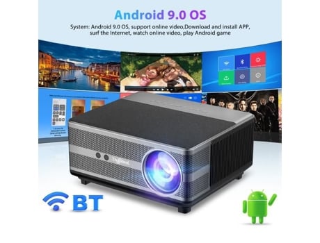 Projetor inteligente Thundeal TD98 Full HD 1080p, Wi-Fi, Led, 2k, 4k, Android, PK DLP, para home theater. Bazarlândia30