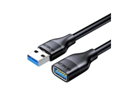 Cabo Extensor Usb 3.0 De Alta Velocidade, A Macho Para Fêmea