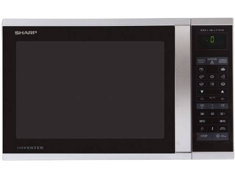 Micro-ondas SHARP R-971INW (40 L - Com Grill - Inox)