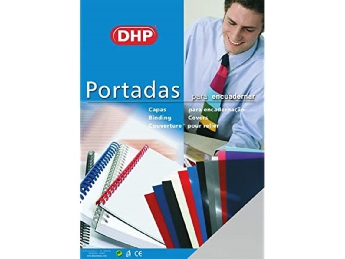 Livro Pack 50 Portada Encuadernación A4 Pp 700 Micras Color Negro Dhp De Desconocido (espanhol)