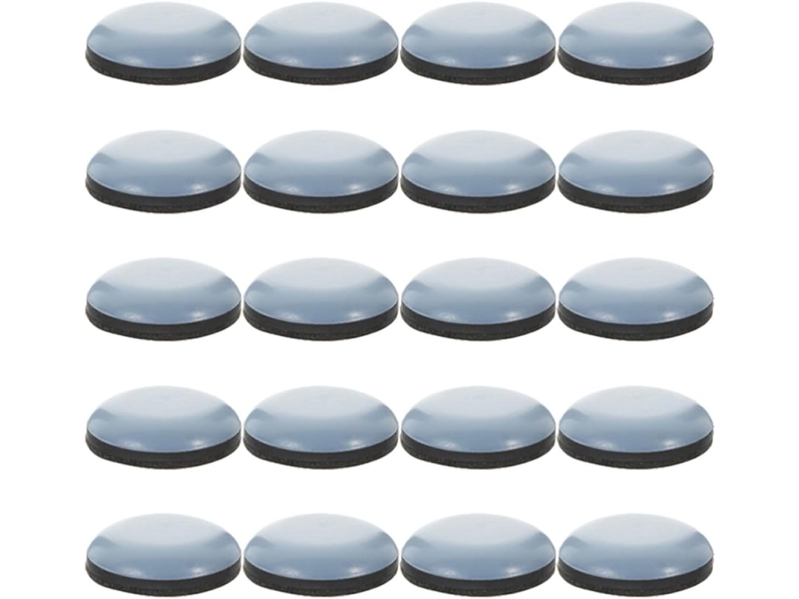 Deslizadores De Cadeira Collbath 24 Redondos Autoadesivos Em Ptfe