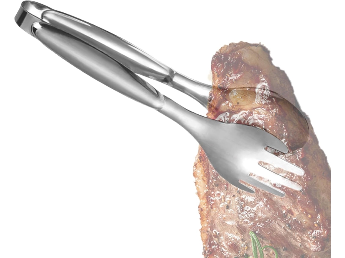 Pinça De Cozinha, Pinça De Servir Em Aço Inoxidável Para Churrasco, Ideal Para Cozinhar, Grelhar, Acampar, Churrasco