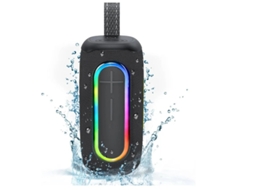 Alto Falantes Bluetooth Alto Falante Portátil Sem Fio De Graves Profundos De 40 W Mic Integrado Ipx7 À Prova Dágua Com Luz Rgb Dinâmica Yizhood