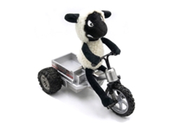 1cl 18040 Little Sheep Rtr 2.4g Rwd Triciclo Motocicleta Proporcional Drift Rc Brinquedo MDUG