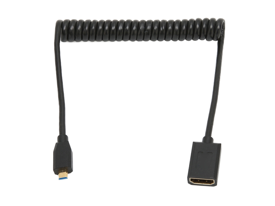Cabo Micro HDMI Multimedia Interface para Feminino 8K 60Hz 48Gbps para Tablet TV Câmera