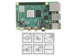 Placa-mãe Para Raspberry Pi 4b Broadcom Bcm2711 1.5ghz Quad Core Com Bluetooth Usb Hdmi