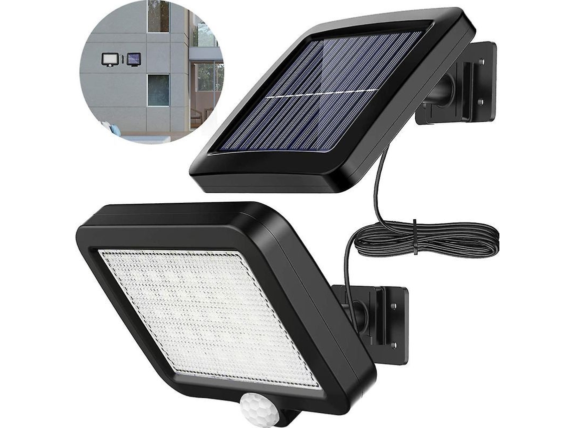 Lâmpada Solar Externa com Detector de Movimento, à Prova d'Água para Jardim | S/MARCA