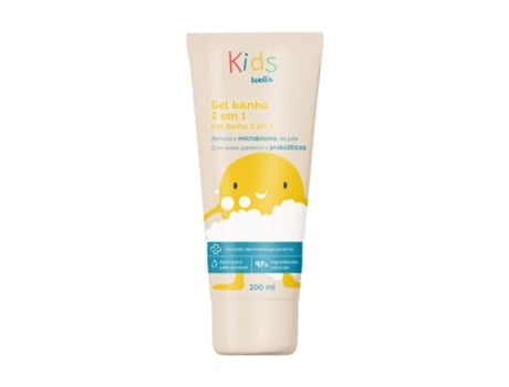 Gel De Banho 2 Em 1 Aveia Kids Wells