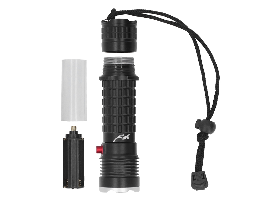 Lanterna Subaquática IPX8 Led para Mergulho Profundo S/MARCA