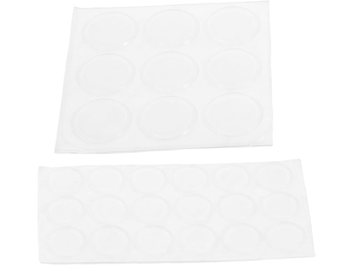 Popetpop 27 Peças Almofadas De Amortecimento Adesivas Silicone Para Assento Vaso Sanitário, Protetores De Tampa Vaso