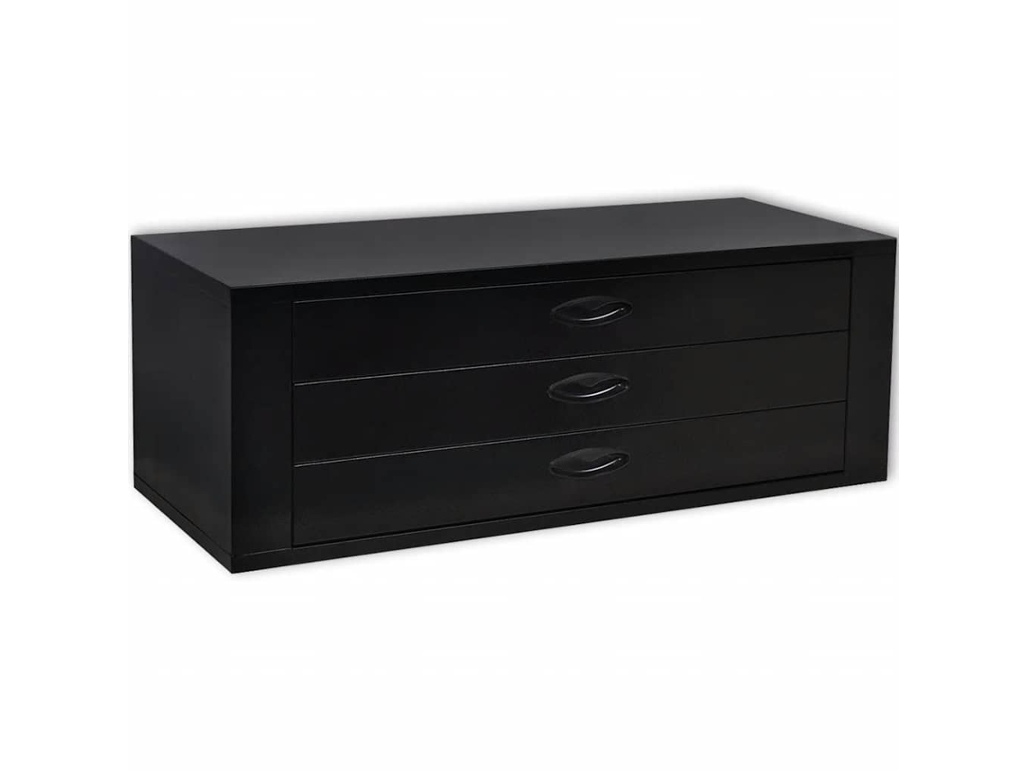 Normal Product Vidaxl Preto Aço