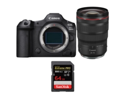 Eos R5 Mark Ii + Rf 24 70mm F/2.8 L Is Usm + 1 Sandisk 64gb Uhs ii 300mb/s + Ebook “20 Dicas para Fotos Que Impressionam” CANON