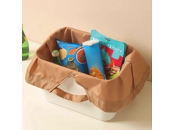 Bolsa Dobrável Para Viagem, Sacola De Compras Portátil E Impermeável, Bolsa Dobrável De Grande Capacidade Para Compras Ao Ar Livre, Praia E Outro