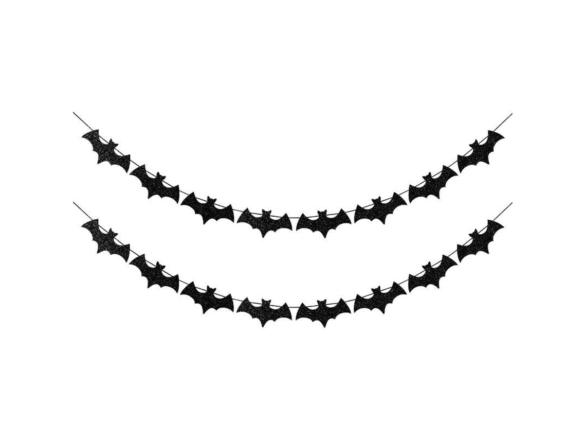 Decorações de Halloween para Árvore, Grinaldas de Contas de Madeira, Enfeites Nova Line