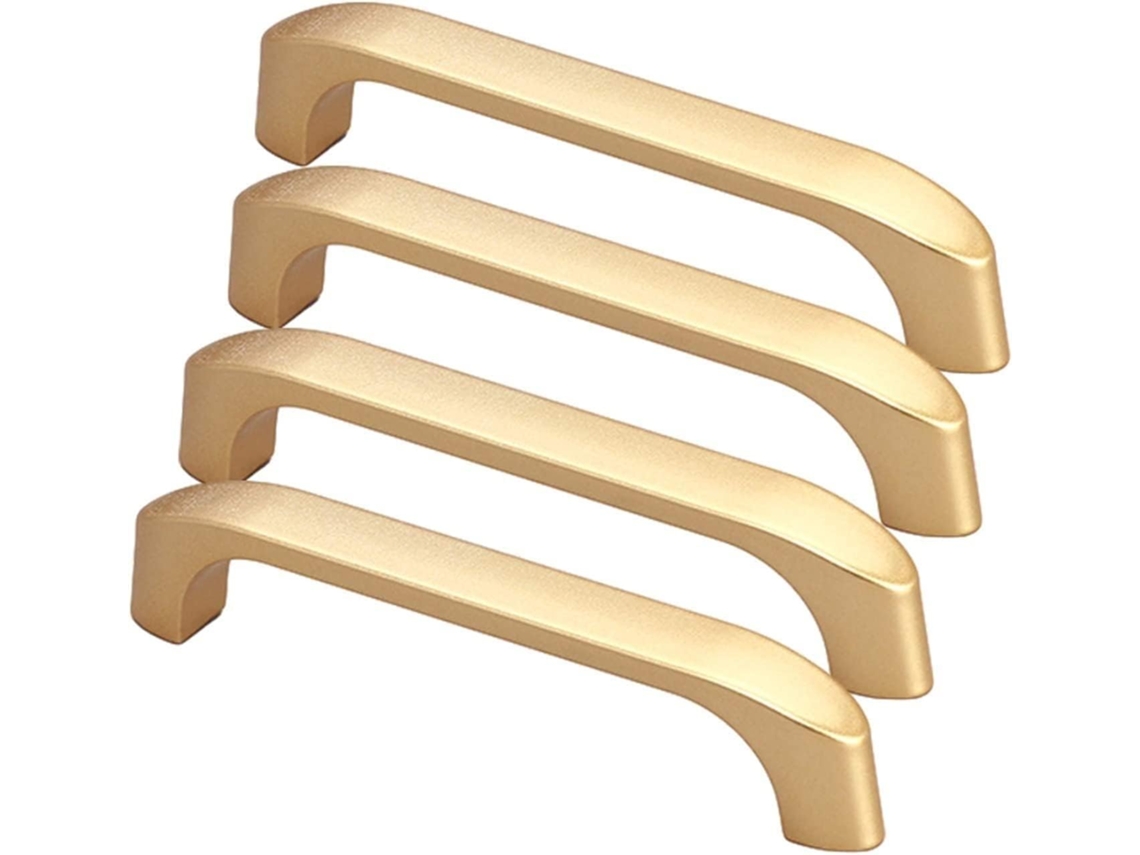 Puxador Requintado, Conjunto De 4 Peças Com Parafusos, Puxador Para Armário, Gaveta, Porta, Móveis De Cozinha E Quarto