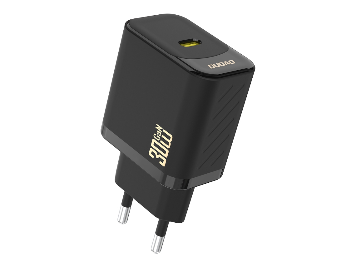 Szybka Ładowarka Sieciowa 30w Pd Gan Usb c Czarna DUDAO